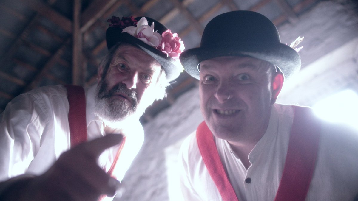 wanderingtiger's tweet photo. Quirky British pastime or sinister secret society? Hell's Bells, our short film about the dark side of Morris dancing, is now online! Watch it here: https://t.co/5JiJKc5HHU #MayDay https://t.co/byv0MpKK6b