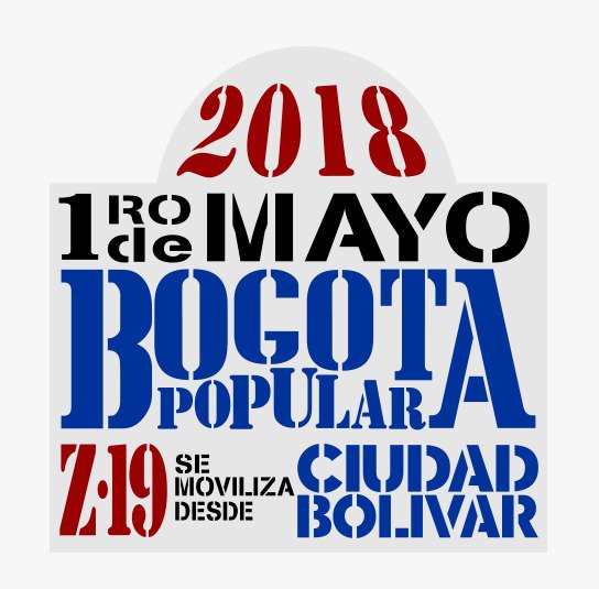 CCPBolivar's tweet photo. Mañana, día internacional de los  trabajadores. Bogotá popular se moviliza por justicia, dignidad, trabajo y paz! https://t.co/LFxYqCY4BT