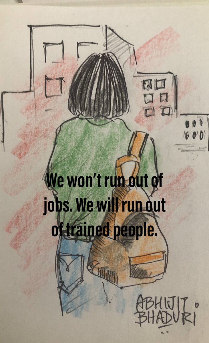 We won’t run out of jobs. We will run out of trained people.  #AdobeTT