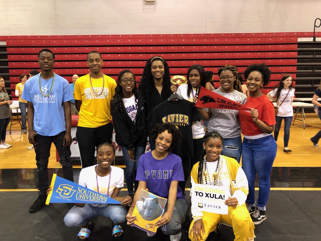 #HBCUbound #CollegeSigningDay  💛🖤💙❤️💜