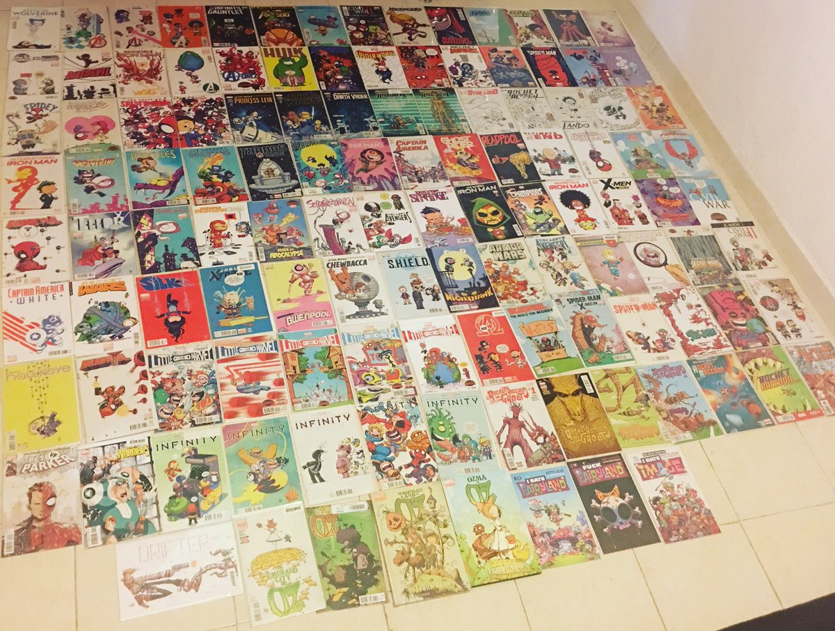 Nan_yaz's tweet photo. We’re ready to meet you @skottieyoung !! See you at @conquemx !! Which one do you wanna sign us? #skottieyoung #babyvariant #babycover #marvel #marvelvariants #conque #collection #biggestcollection https://t.co/iTVGfk51CJ