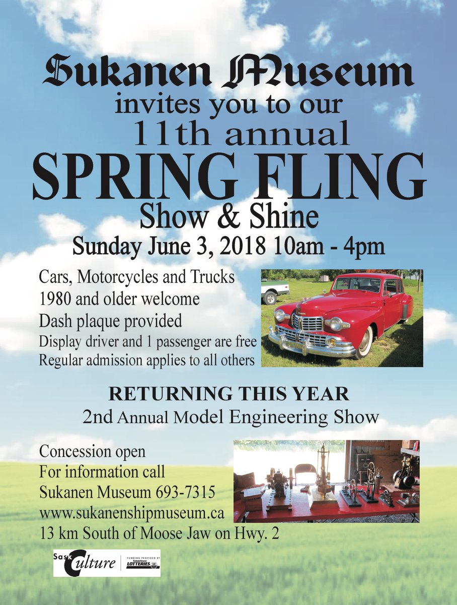 SukanenShip's tweet photo. Hard work has been happening. We open on May 9th. #exploremj #sukanen #ExploreSask June 3 is our next big event too! Mark your calendar! #carshow #CityMJ #springishere https://t.co/NYnnElYjuJ