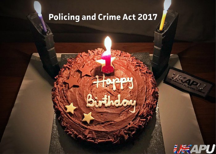 popularairsoft's tweet photo. Popular Airsoft Feature: UKAPU: Happy 1st Birthday Policing And Crime Act Of 2017! https://t.co/5qKlwapZN6 #airsoft https://t.co/kh6IcVOTlR