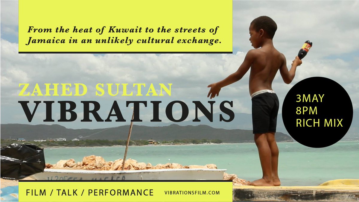 ArtsCanteen's tweet photo. This Thursday!
#Vibrations: Documentary screening, panel talk &amp; performance
The film reveals Zahed’s approach to re-imagining the folk music traditions of #Kuwait and his journey to discover the roots of #Jamaica 's musical and societal heritage.
https://t.co/5n9eDDQehl https://t.co/j8ucT79G5a