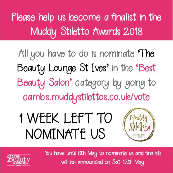 BeautyStIves's tweet photo. Deadline for votes in for muddy stiletto is this Sunday. If you haven’t voted for us yet then please do we would really appreciate it 😊🗳 https://t.co/i58bm6KJQT