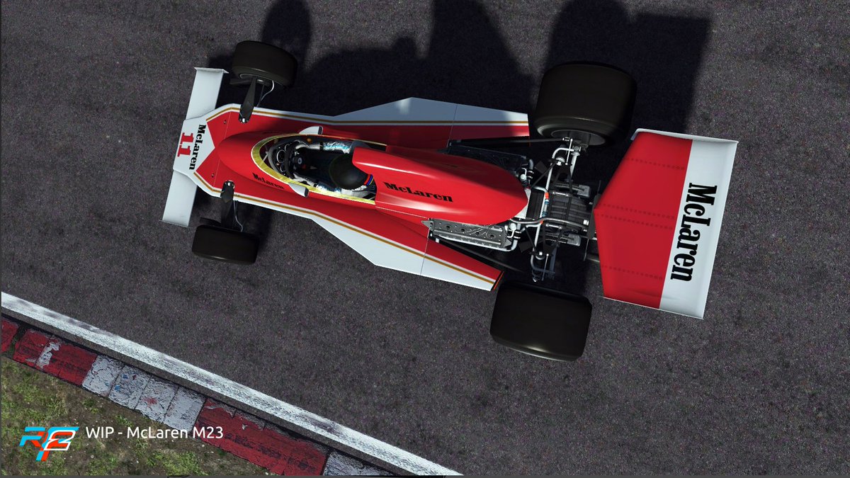 ArceusTrials's tweet photo. ICYMI
The mighty @McLarenF1 M23, two more historic F1 cars, 3 GTE cars, 2 LMP cars, all coming to @rFactor2 and nearing completion!
#SimRacing @Studio_397 @Oreca @normaautomotive @BrabhamOfficial @CorvetteRacing #MarchEngineering
https://t.co/jglQDm02YN https://t.co/V8vxwn9MOk