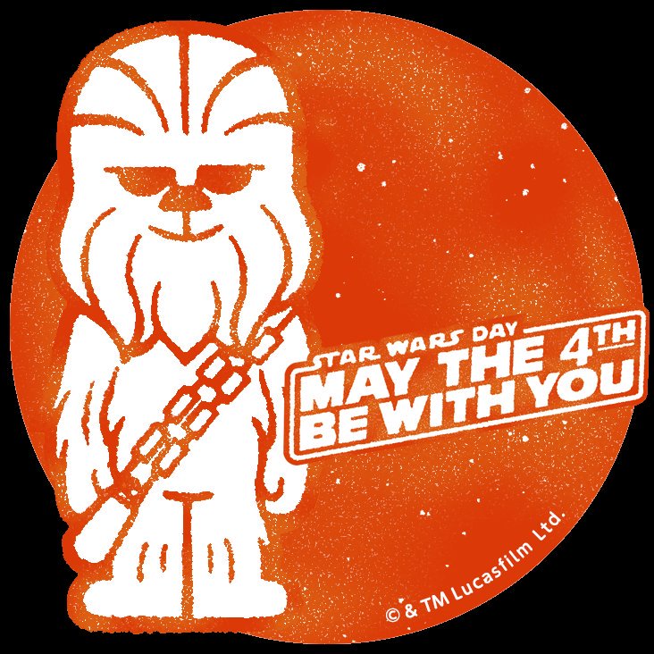 MAKOPEE's tweet photo. 5月4日 MAY THE 4TH＜スター・ウォーズの日＞ スタンプをGET！My Disneyアプリをインストールして素敵なスタンプをGETしよう！ #マイディズニー https://t.co/6f9yOmAUj8 https://t.co/wIuhv2i1OT