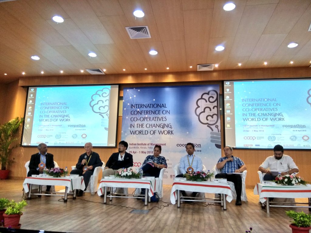 mohitpedia's tweet photo. #coops4dev π #MayDay #ccww2018 A new model is being flooded in the business community, that of stakeholders and corporate social responsibility. Economic, ethical and philanthropic! That's where the coop model is, we're already there: Prof. Anthony Jensen of Newcastle Univ https://t.co/hugbSckz5J