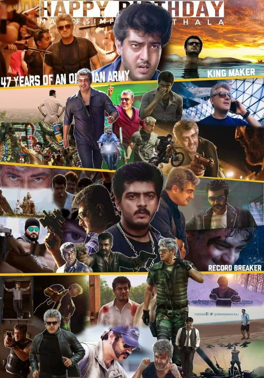 Happy birthday thala Ajith Kumar 