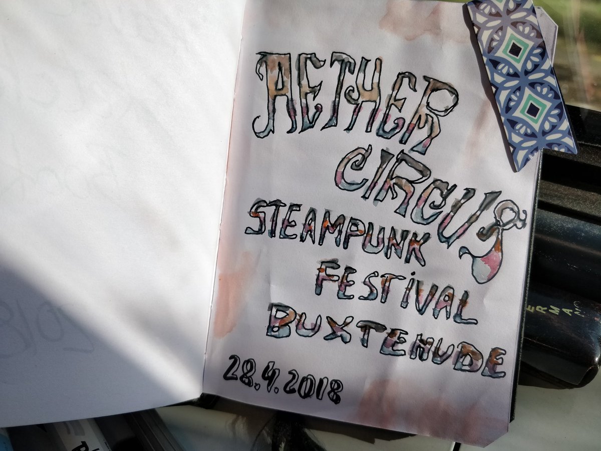 dieHauteCulture's tweet photo. Starting a new #travel #sketchbook using gifts from the #isc17hh. This year you will all have to draw in it at #isc18lx #community #spirit #TodaysDoodle https://t.co/Yvw2aBod59