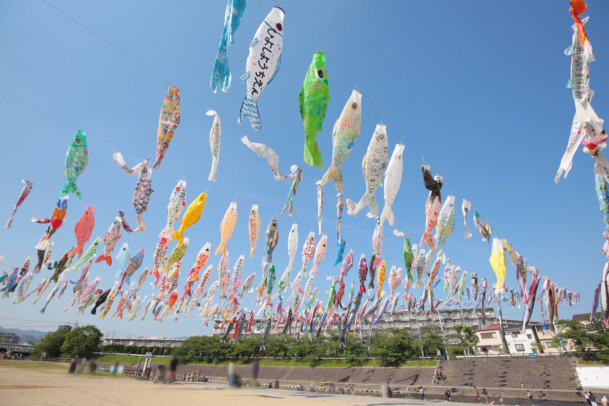 阪急電鉄 公式 屋根よ り た か い こいの ぼ り 高槻市の芥川に 毎年約1000匹の鯉のぼりが泳ぐ こいのぼりフェスタ1000 がスゴイ イベントが4月29日に開催されたあとも 鯉のぼり は5月5日まで掛けられているそうです 第27回