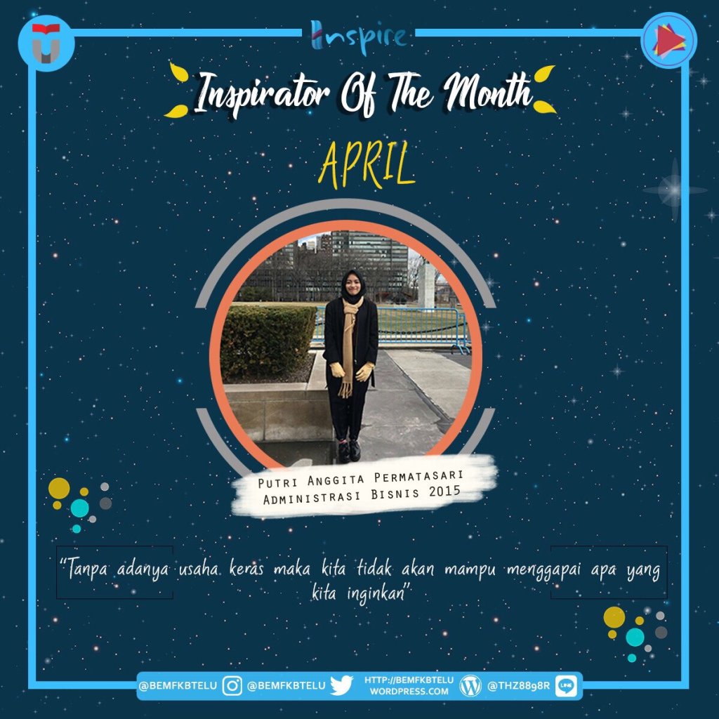 IOTM( Inspirator Of The Month ) April bemfkbtelu.wordpress.com/2018/05/01/iot…