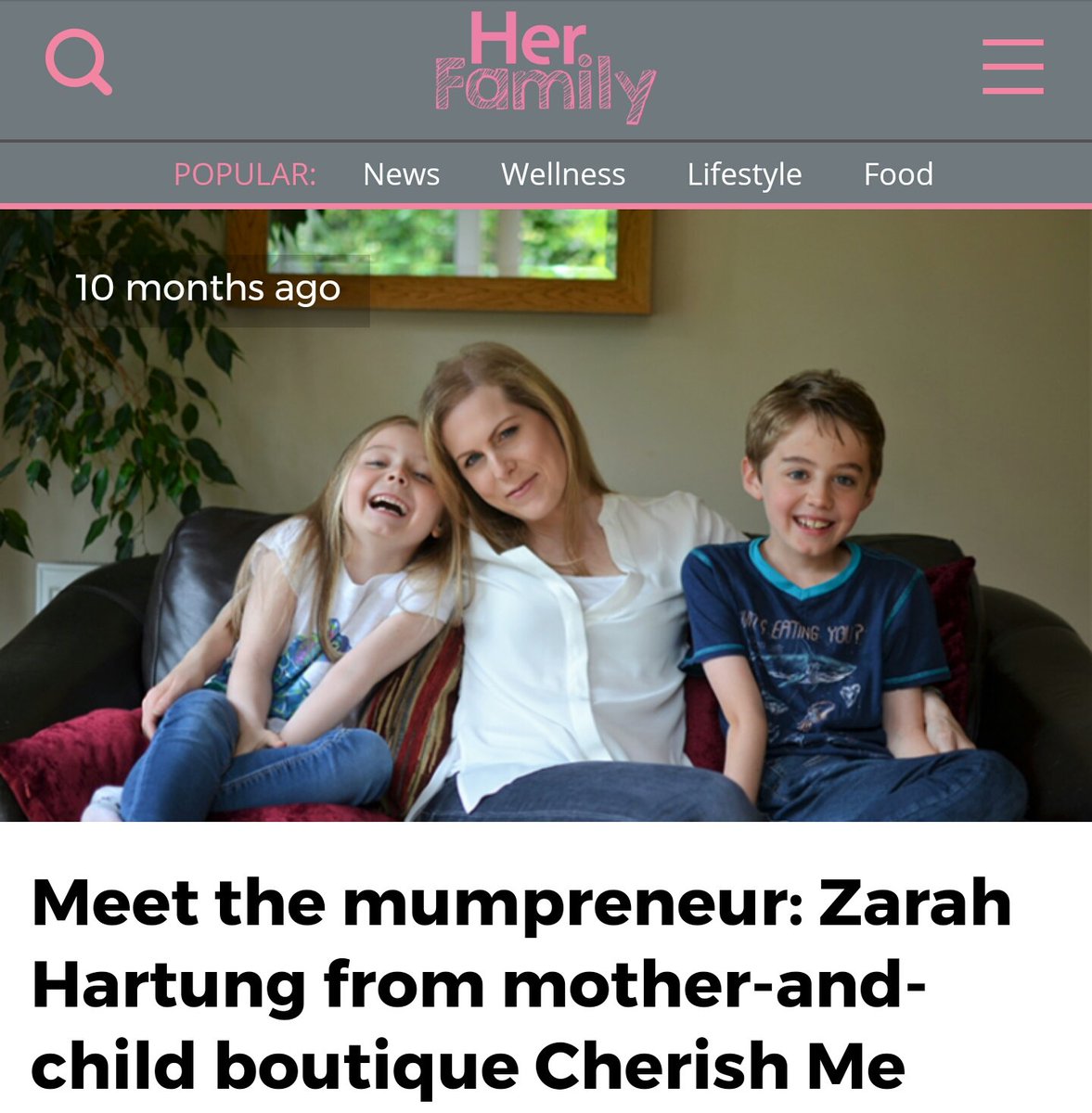 Meet the Mumpreneur behind <a href="/CherishMeDublin/">Cherish Me | Dublin</a> &amp; the launch of her 2nd company @joshjennakids herfamily.ie/parenthood/mee…