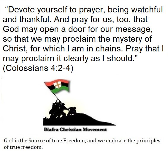 BIAFRA FOR CHRIST tweet media