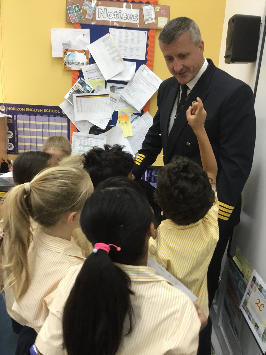 Horizon_Maths's tweet photo. We were so lucky to have a visit from a @EtihadAirways pilot today! We were learning all the different ways a pilot needs to use Maths in his job! Very inspiring #ProjectMaths #PowerfulLearners https://t.co/NC5pvvMKOZ