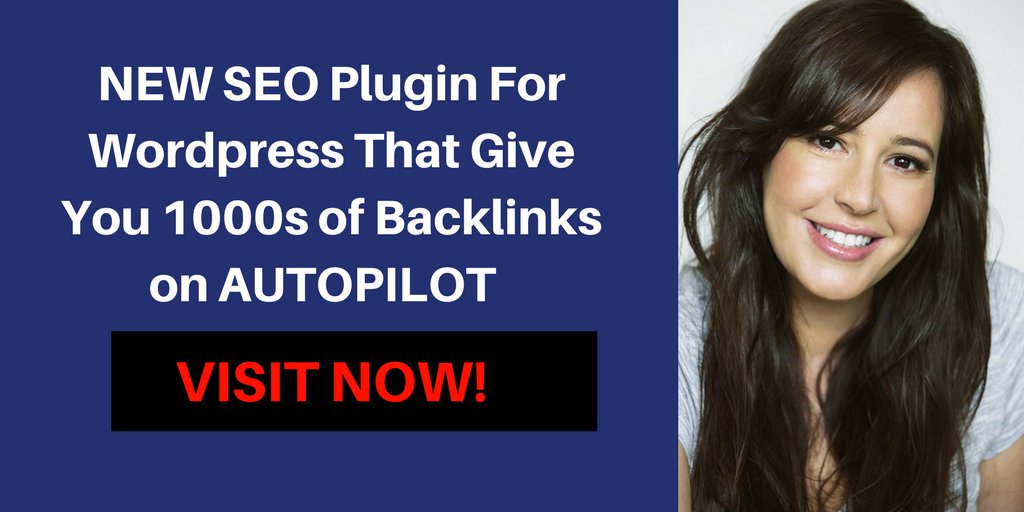 Kristia32945613's tweet image. #javajob Plugin For Wordpress That Give You 1000s of Backlinks on AUTOPILOT bit.ly/2vRLIGw