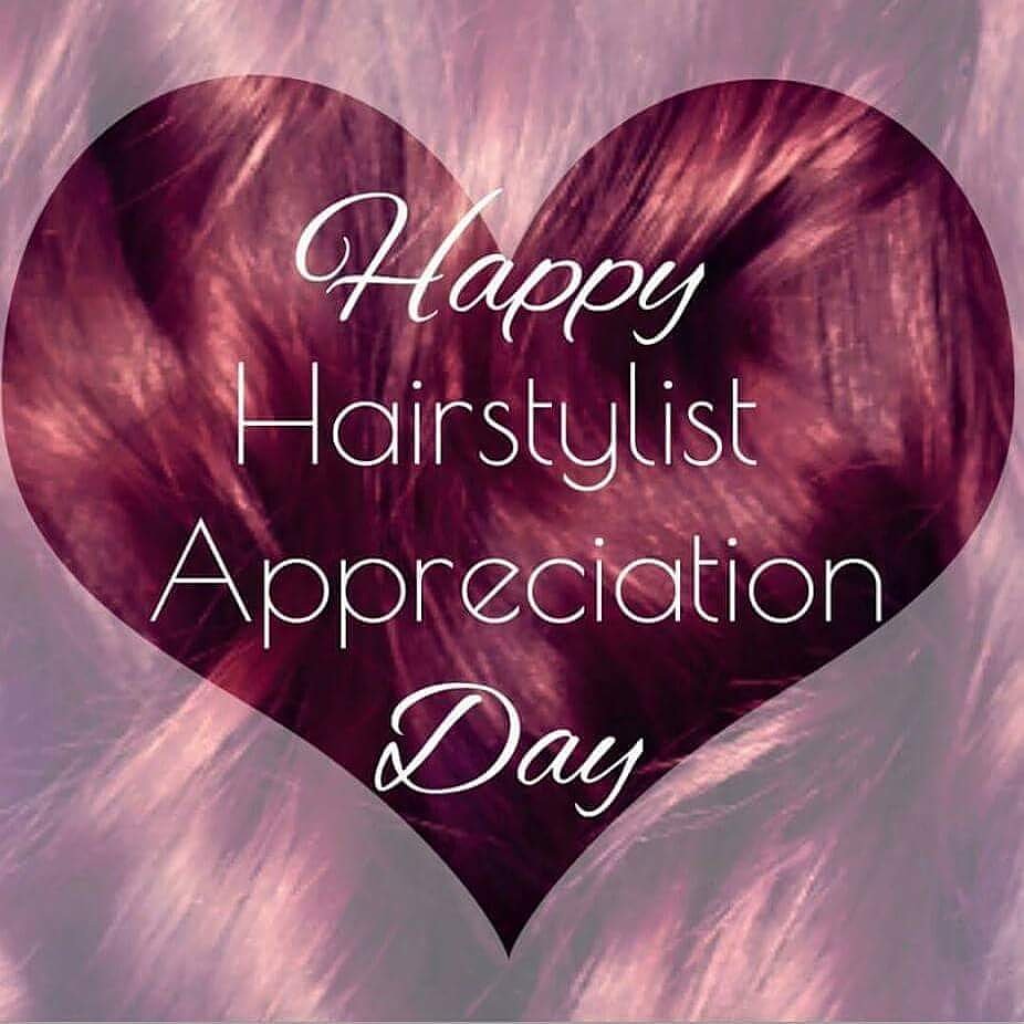 Happy Hairstylist Appreciation Day to all my talented friend's in this amazing industry! #HairstylistAppreciationDay ❤ @ruskhaircare @S4Stylists @beautifinder @iwantgreathair @HairDesignMarcJ