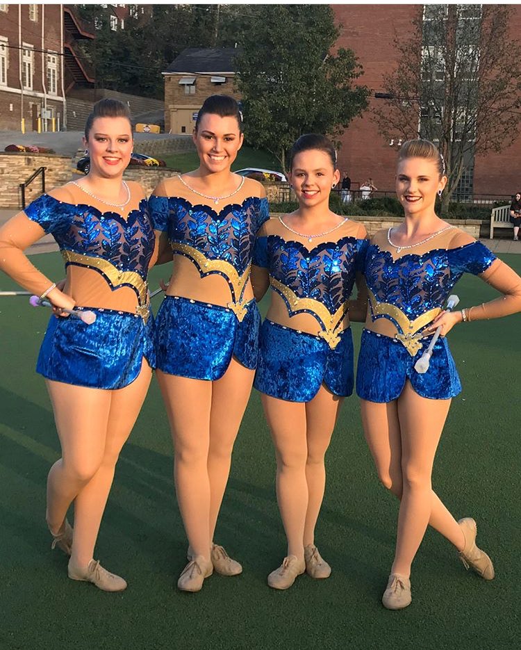 We are happy to announce that Mia, Madison, Emmy, &amp; Jillian will be returning as the 2018-19 Feature Twirlers for The Pride of West Virginia! 💙💛✨