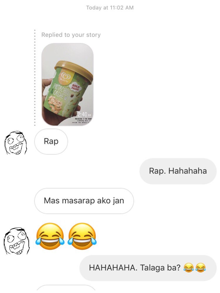 KiksButtowski's tweet photo. Juskolord. Alam kong masarap ka. Pero wag mo ako i-tease. 😂 #collegecrush https://t.co/PzK0KhjkPF