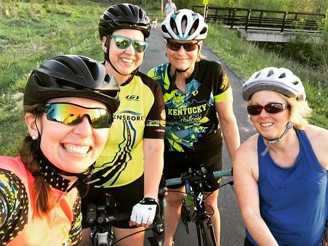 jgrimsjones's tweet photo. Thankful for sunshine, a nice southerly breeze, and the company of these ladies tonight on our weekly ladies' ride. Not so thankful for the bugs I downed. #ladiesride #cycling #girlswhoride #bugsinmyteeth #ambador #endureandenjoy365 @pearlizumiofficial https://t.co/5wxFhw2FMM https://t.co/eVwfz5ijED
