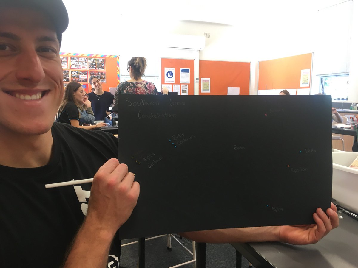 Learning about the southern cross #acuedu_p <a href="/DomenicBadolato/">Domenic Badolato</a>