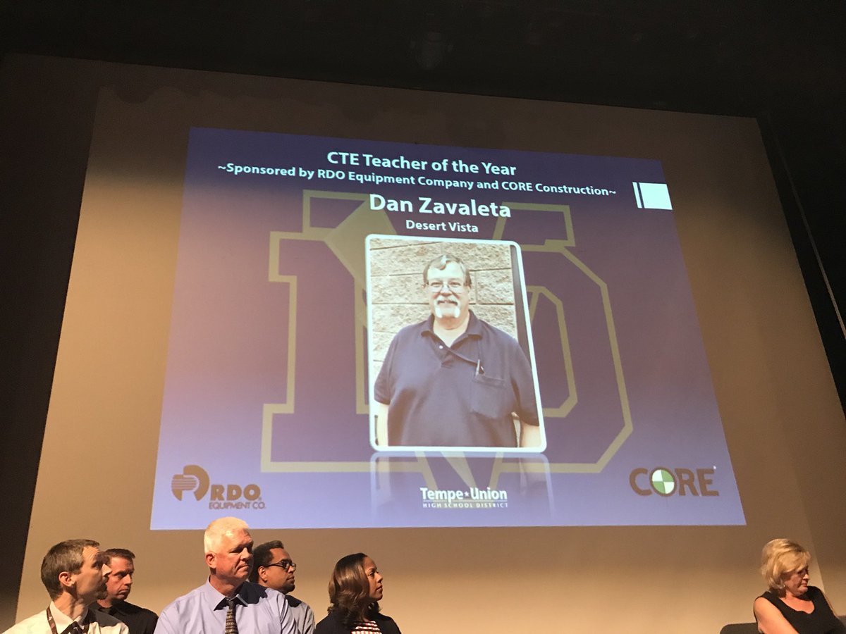 TUHSD_News's tweet image. Congrats to @DVHS_TUHSD Dan Zavaleta for being recognized as CTE Teacher of the Year!