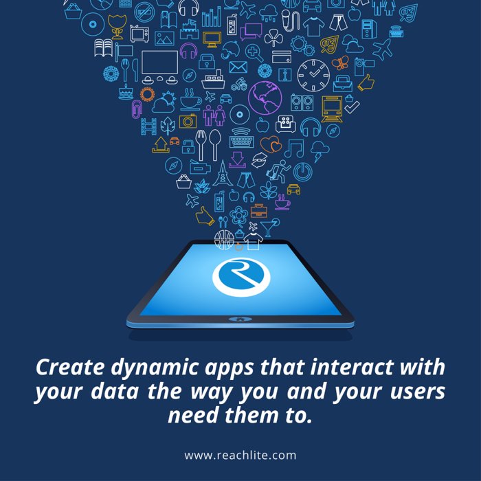 Reachlite's tweet photo. #Reachlite lets you take full control over all aspects
of how your app works with data. Download the App
Today! Visit us at https://t.co/t03diEu75u to learn more.

#FileToAppConverter #BusinessRuleEngine #Compulark https://t.co/u8qF2j4EMK