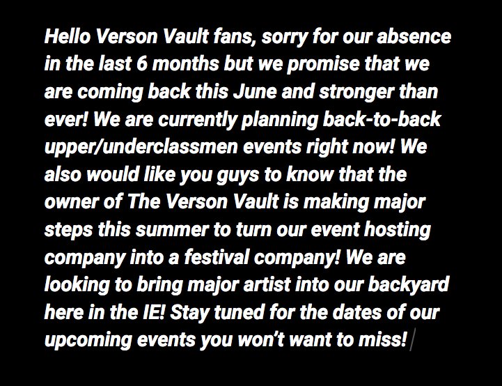 Retweet to spread the word! Let us make Temecula a little less boring!