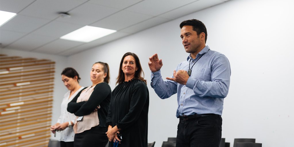 OrionHealth's tweet photo. Pleased to welcome Dr. @lance_osullivan  and the @imoko_team to our Auckland office this morning https://t.co/DnUnJAcVUT