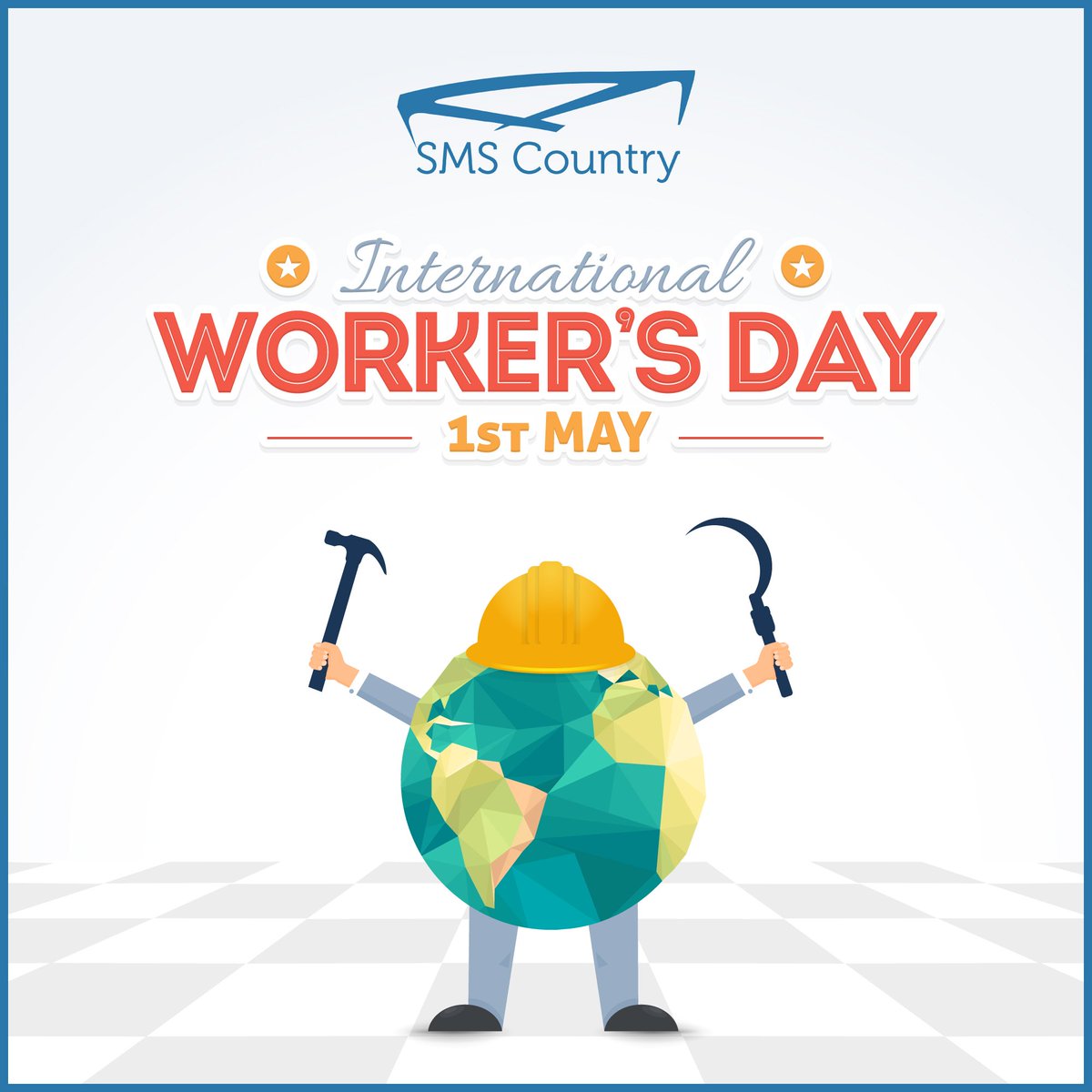 SMSCountry's tweet photo. Your hard work is precious to us and makes a significant difference in building our work culture. Let's celebrate #MayDay together. #SMSCountry #InternationalWorkersDay https://t.co/pGpCzSz3va