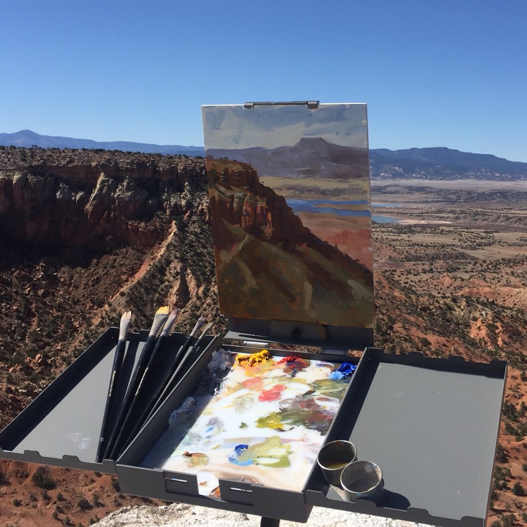 _draw2day's tweet photo. 4.26.18 Plein Air Nomad. https://t.co/uLGAchCbts