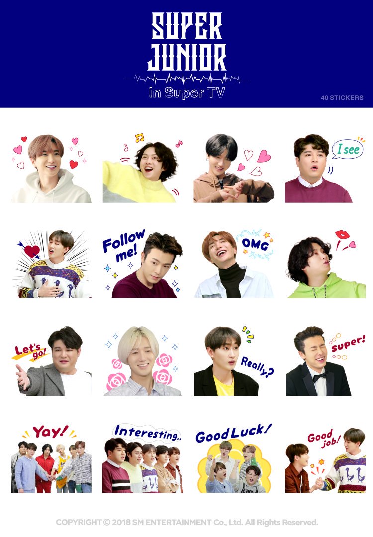 SJofficial's tweet photo. 📢 #슈퍼주니어 LINE 이모티콘 출시! 
🔹️KR: https://t.co/EU4gYwDJWx
🔹️JP: https://t.co/t3JDITXdl7
🔹️EN: https://t.co/4Du3q8xqI9
🔹中文(繁體): https://t.co/Z4XTUpAsou 

#SUPERJUNIOR #LabelSJ https://t.co/s56J4KKw06