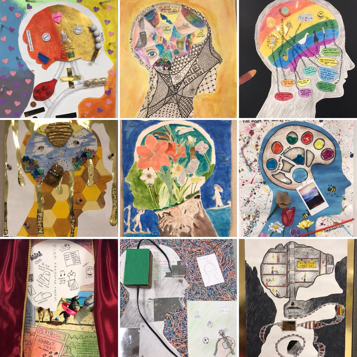 AmandaMcKnighta's tweet photo. An incredible day filled with incredible projects from incredible kids. The Your Beautiful Mind project did not disappoint!
And if you think the projects are amazing, you should see the writing that they inspired! #beyondbms https://t.co/aLxYzvPg7I