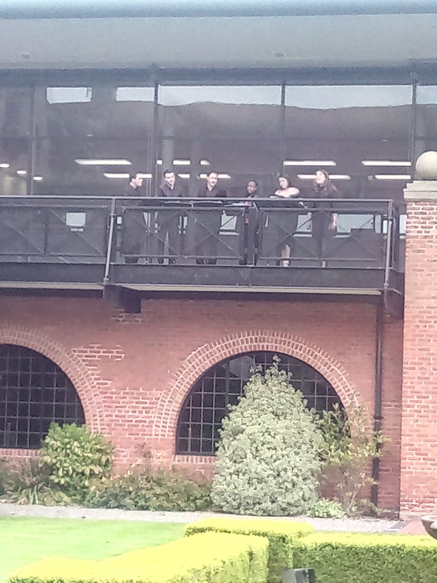 May Day Madrigals in the library quad. See the second performance at 1pm at the Creative Campus today.