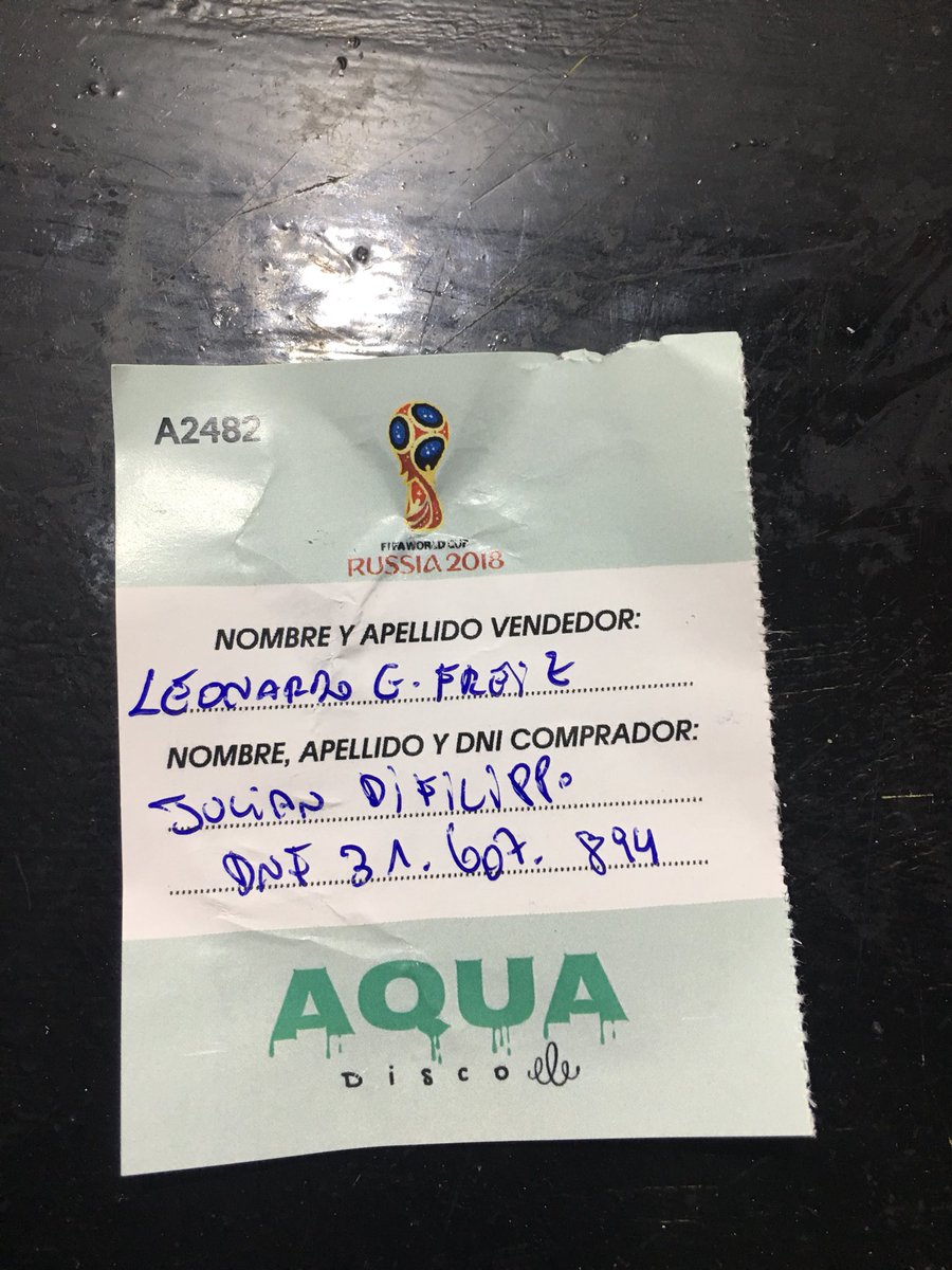 Con el 2482 el ganador del paquete al mundial 👏🏼👏🏼👏🏼👏🏼👏🏼 GRACIAS A TODOS POR PARTICIPAR ! 
Video de sorteo en Vivo en Instagram aqua.disco