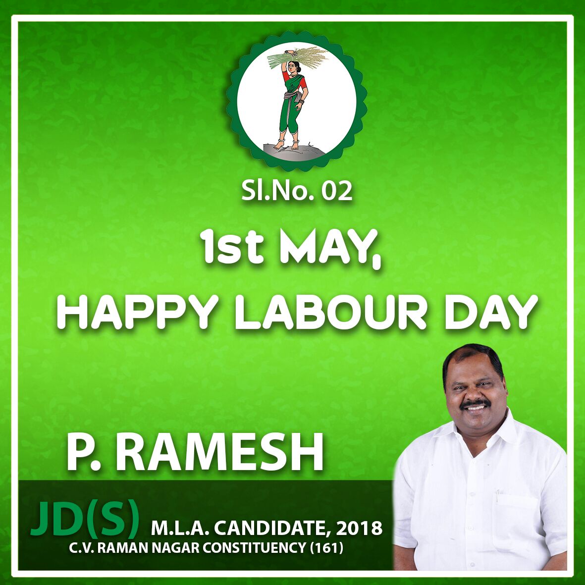 P Ramesh (@prameshjds) on Twitter photo A Day to Celebrate the invaluable contribution of workers for the Nation. #HappyLaboursDay ..<a href="/CvramanJDS/">CVRaman JDS</a> <a href="/hddevegowda_fc/">H D DeveGowda fan club ದೇವೇಗೌಡರ ಅಭಿಮಾನಿ ಬಳಗ</a> A Day to Celebrate the invaluable contribution of workers for the Nation. #HappyLaboursDay ..<a href="/CvramanJDS/">CVRaman JDS</a> <a href="/hddevegowda_fc/">H D DeveGowda fan club ದೇವೇಗೌಡರ ಅಭಿಮಾನಿ ಬಳಗ</a>