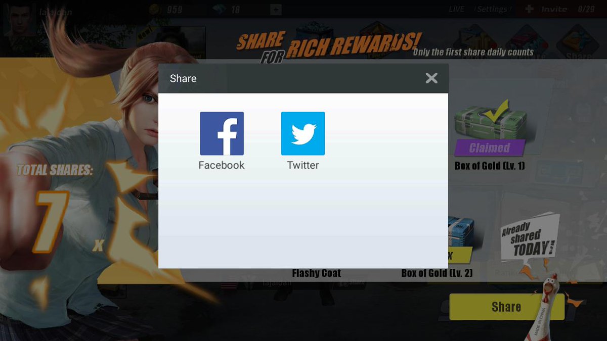 Lajaidan's tweet photo. #RulesofSurvival https://t.co/pgmKCldwHU