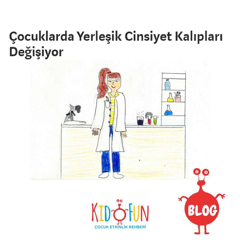 KidofunApp's tweet photo. Neredeyse 50 yıldır sürdürülen “Bir Bilim İnsanı Çiz" (Draw A Scientist) araştırması çocukların eskisinden daha çok kadın bilimci resimlediğini gösteriyor. Yeni blog yazımız:
https://t.co/qMniZp9tWi
#Kidofun #Çocuk #ÇocuklaHayat #Çocuklarİçin #DrawAScientist https://t.co/urE7hjxRB3