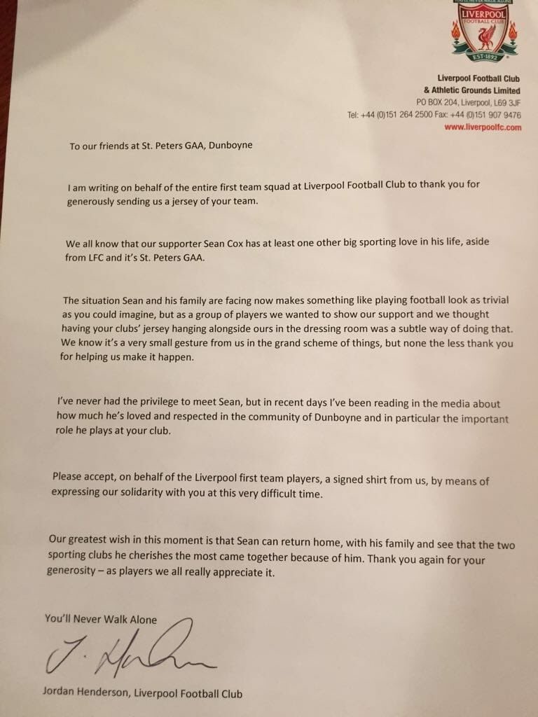 JohnMulvihill7's tweet photo. @JamesPearceEcho Great touch from #LFC https://t.co/vOeqJvWHsc