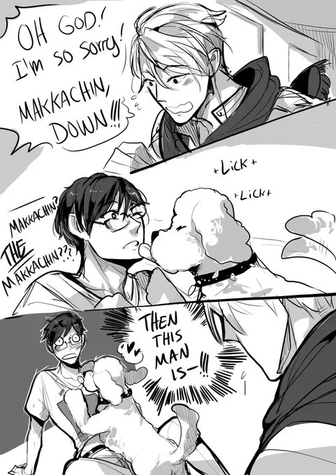 Victor and Yuri meeting in the new Magical AU that @forth3written and I are working on! :D
Check out her A03 for the fic ^W^
Patrons get access to art a week in advance, and Lucy's patrons get access to the fic! <3

#CCMagicalAU #CrimsonCamui #CCArt 