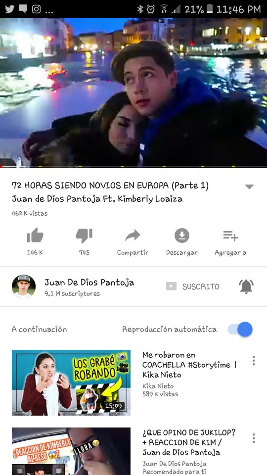 anniRamirez96's tweet photo. Como cuando te das cuenta que es el video mas esperado casi 500k en 20 minutos 😱 son los mejores ya quiero la 2da parte 😍❤ @KimberlyLoaiza_  @Juandedios_P https://t.co/dlyCdEAeZ8