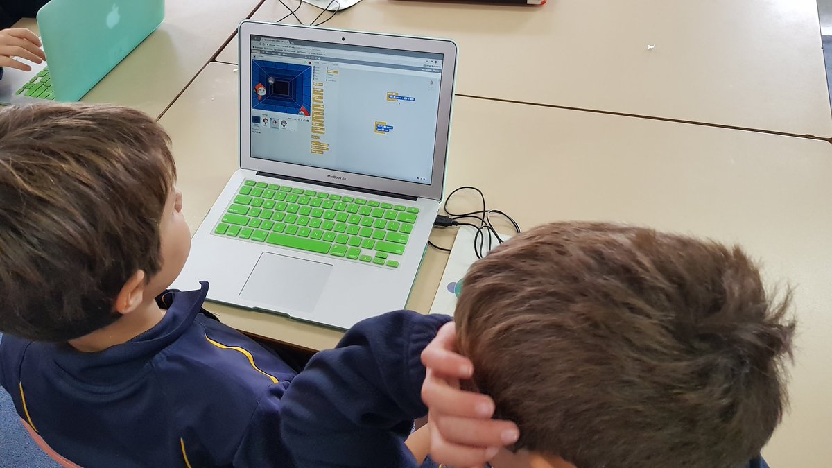 Marykj77's tweet photo. #KVPS students were busting to get stuck into some fun coding with @ScopeITEdu. Very proud of the student responses to difficult mathematical definitions and indepth questions. Looking forward to next week! #smallschools #coding #Scratch #Publiceducation #scopeIT https://t.co/7ipsh8QqFB