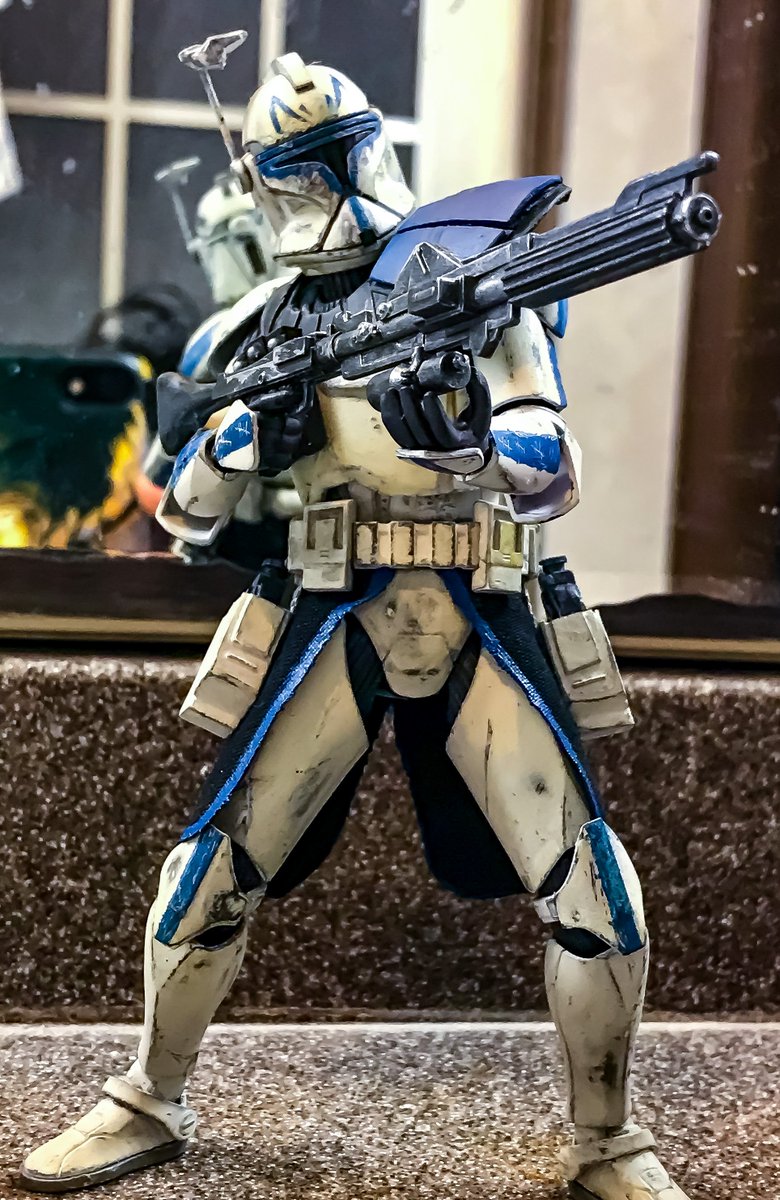 パゴダ キャプテンレックス 塗れました 武器製作やヒートプレス 筆塗り楽しかった Clonewars 俺トルーパー スターウォーズ