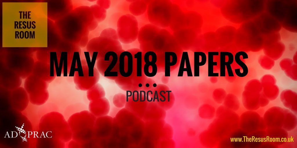 May's Papers Podcast out now!

Covering the following;

•RSI in hypovolaemic trauma
•BVM or intubation as 1st line airway management in cardiac arrest
•Video or direct laryngoscopy in emergency intubation

itunes.apple.com/gb/podcast/the…

TheResusRoom.co.uk #FOAMed