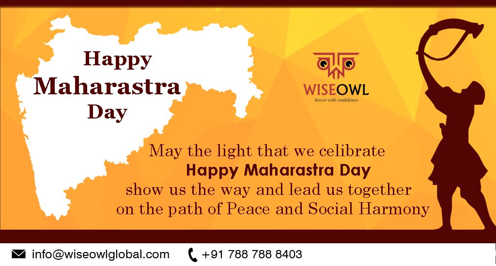 wiseowl_info's tweet photo. https://t.co/DxlO5QoObr
Happy Maharashtra and Labor Day
#MaharashtraDay #LabourDay #MayDay https://t.co/agFk90TuCr