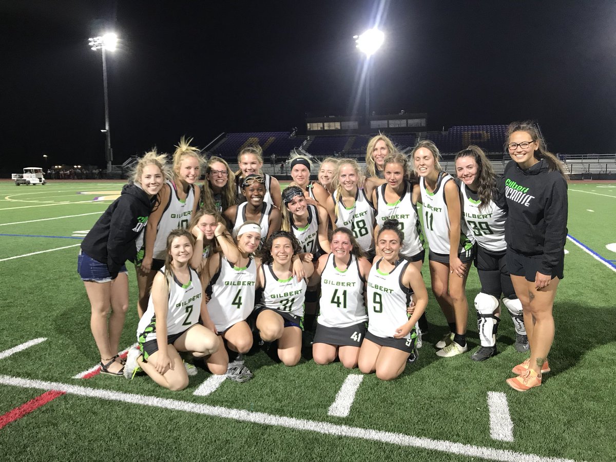 Gilbert w/ the W 6-5 over NDP. Thank you to everyone who came out and supported us. 💋 <a href="/AZLaxNews/">AZ Lacrosse News</a> <a href="/GilbertHSTigers/">Gilbert High School</a>