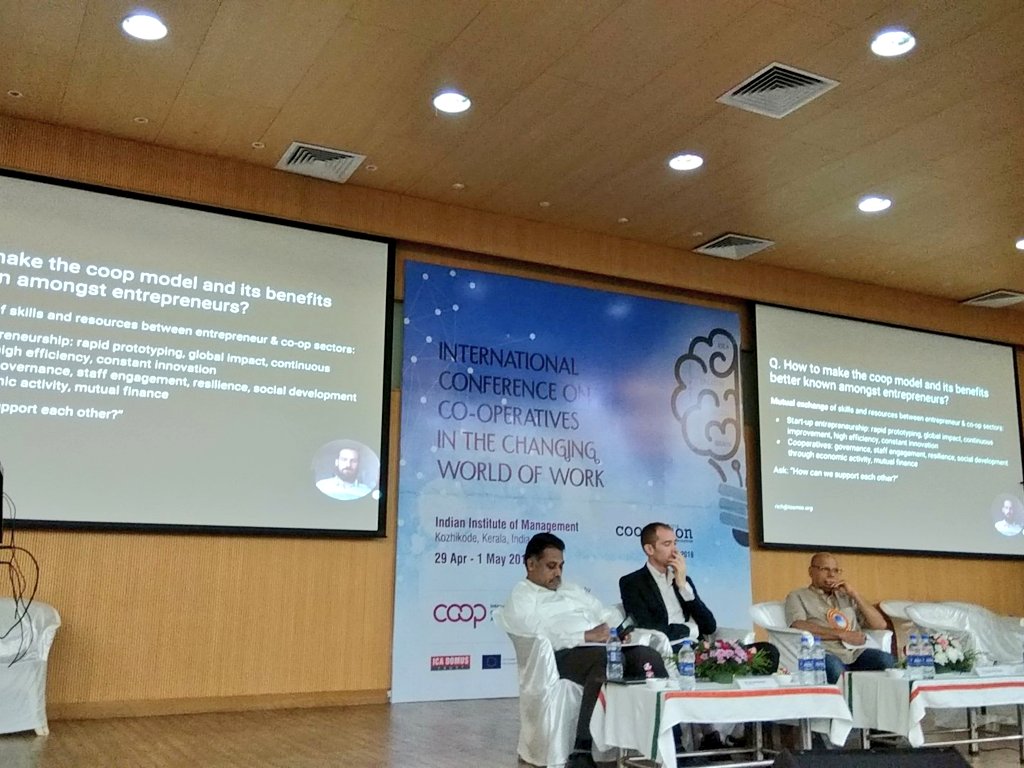 mohitpedia's tweet photo. The co-operative model for new generation entrepreneurs: Rich from Loomio speaking at the #CCWW2018 on May Day! @ICAAPAC https://t.co/xlqKlpgY56