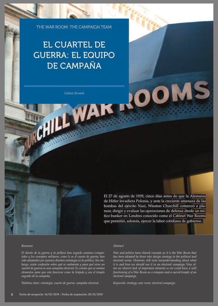 sanchezgalicia1's tweet photo. #LecturaDeCampaña
“El Cuartel de Guerra: El Equipo de Campaña”
Un artículo del consultor político @csirvent en @MasPoderLocal 
https://t.co/rvCK6ZLy5c https://t.co/b2SLB5SaNY