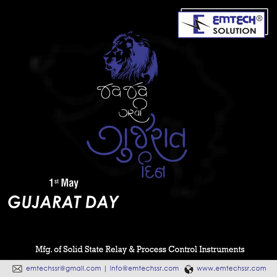 emtech_ssr's tweet photo. A moment to take pride for all the Gujaratis. Let us spread the unity and prosperity in being a Gujarati with love.
#HappybirthdayGujarat
#EmtechSolution https://t.co/J7APEWLbrY
