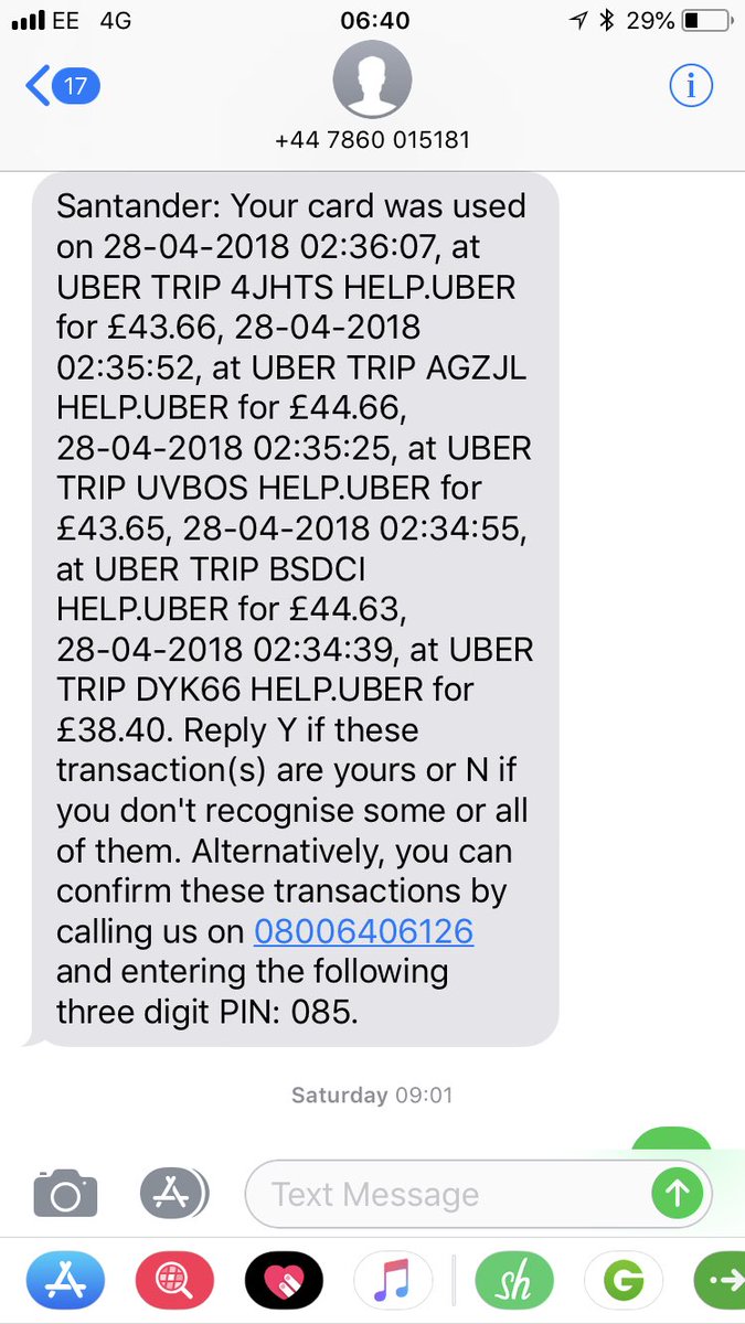 JontyBA's tweet photo. @Uber_Support woke up to this... didn’t take any of these rides and there’s no option for me get a refund #scam https://t.co/vIFbrn8tkw